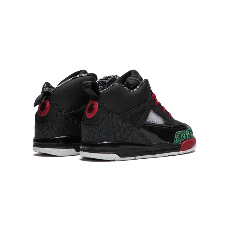 Jordan Spizike BT Устойчивые к скольжению Амортизирующие Износостойкие Высокие Кроссовки для Малышей Черный Красный Зеленый Младенцы и Малыши 317701-026