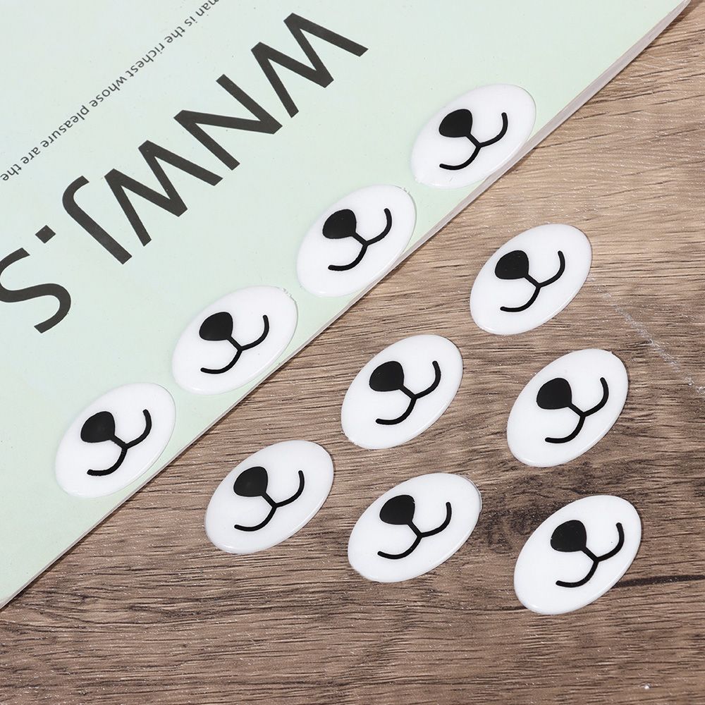 Игрушки Кукольные аксессуары Животное Кукольный нос Кукольный нос Мультфильм Безопасные глаза Медвежий рот Глаза куклы Кавайи