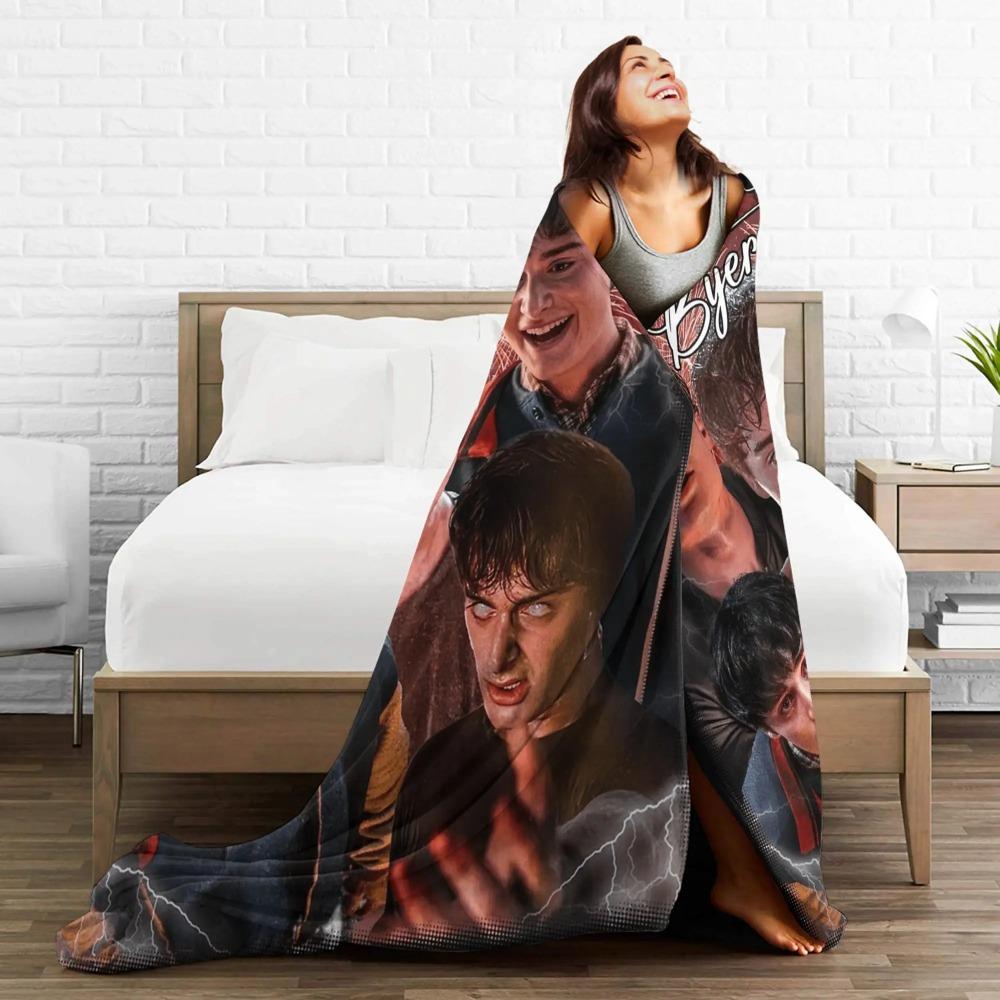 Will Byers Flannel Blanket Adults TV Show Comfortable Throw Blanket Winter Couch Chair Bedspread Sofa Bed Cover