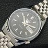 JAPAN VINTAGE REFURBISHED SEIKO 5 AUTOMATIC MENS BLACK DIAL WATCH A440548-9 Sk-a440548-1