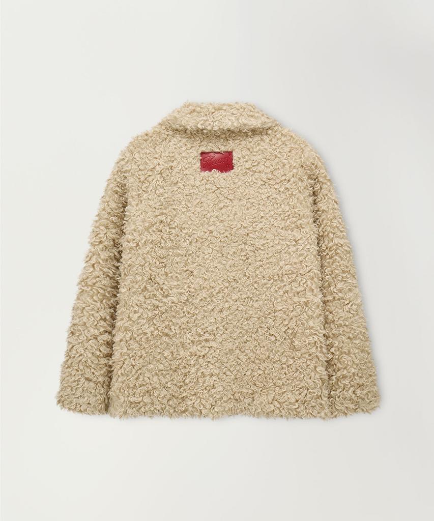Heeari Ange Fur Half Coat_Beige