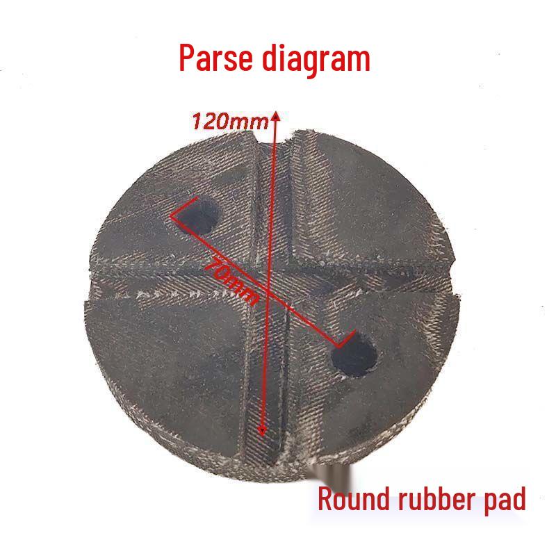 Универсальная резиновая накладка на лапу автомобильного домкрата для ножничного подъемника