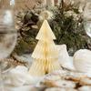 Paper Christmas Tree Decoration 6/8/10/12 Inch 3D Honeycomb Tree Table Centerpiece for Holiday Party Home Office Kitchen Decor
