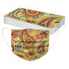 Маска для взрослых, 20 шт., одноразовая маска для лица с принтом пейсли, промышленная 3-слойная ушная петля
