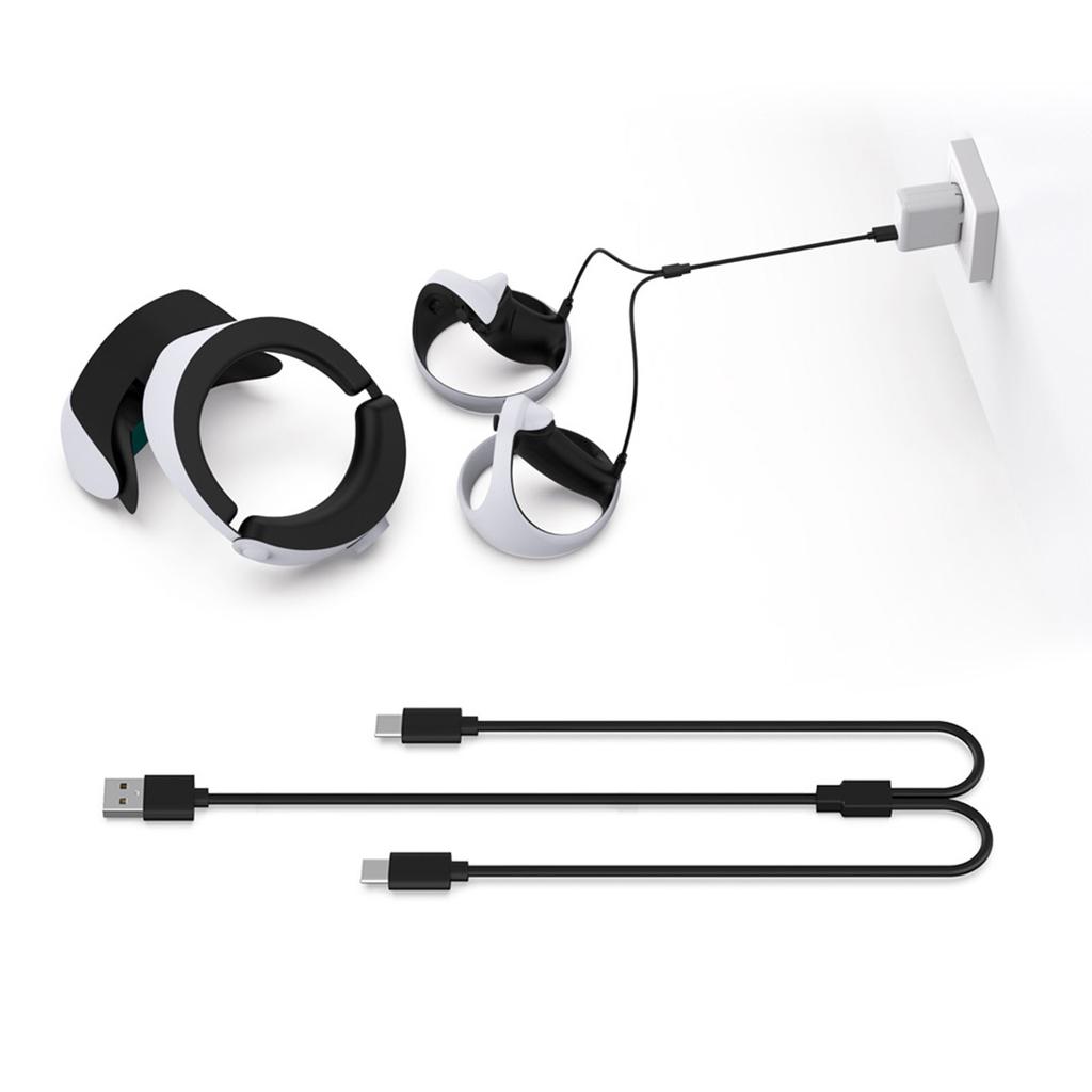 Suitable For VR2 Controller Charger-USB Charging Dock Cable Transfer Data Sync-Cord Handle Wireless Gamepad-Charger
