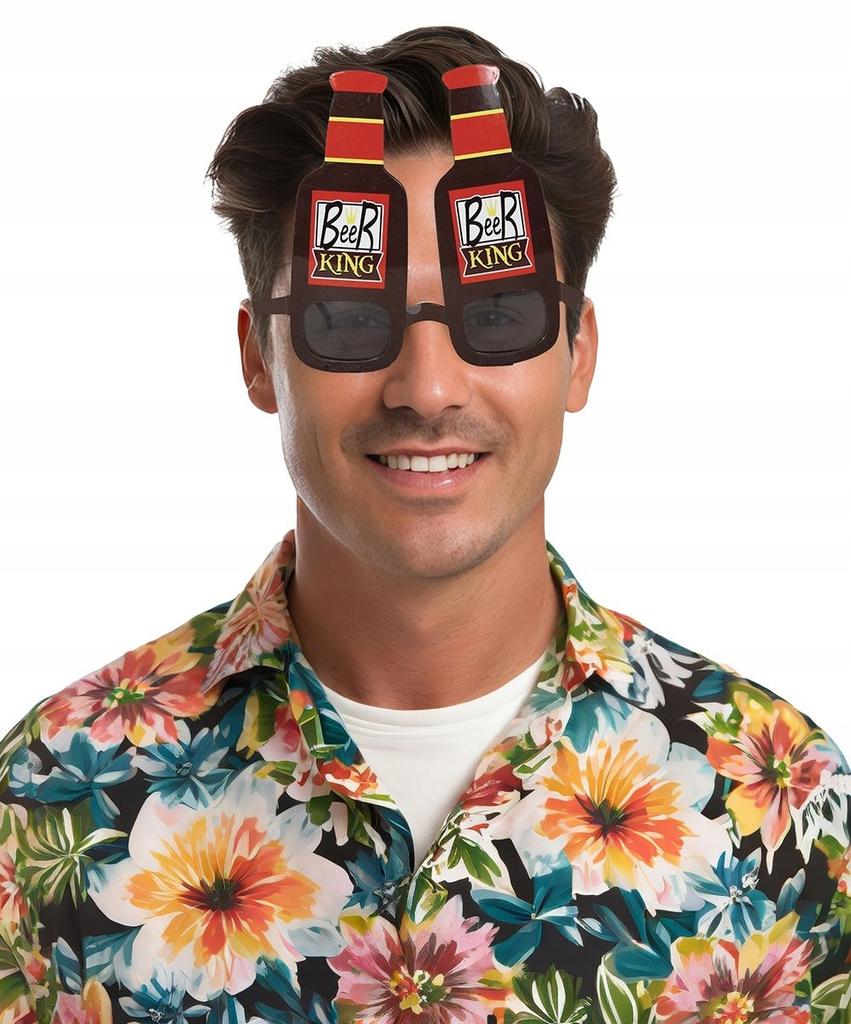 Party Glasses Beer King Beer Bottles Photo Booth Carnival Oktoberfest Ball