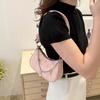 Metal Chain Simple Crossbody Bag Korean Style Shoulder Bag Portable Hobos Handbag  Shopping