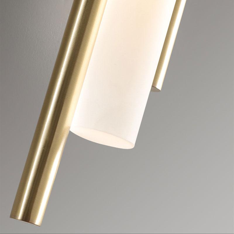 Полностью медный прикроватный настенный светильник для спальни, простой постмодернистский настенный светильник для гостиной, прохода, роскошный стиль, настенный светильник