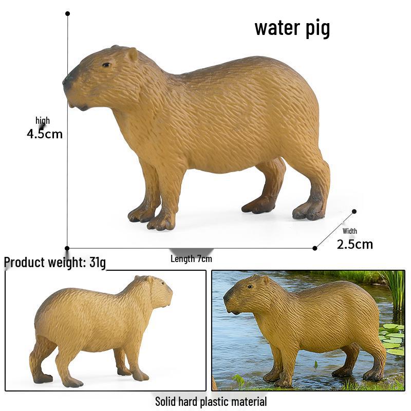 Cute Animal Models: Japanese Raccoon, Flying Squirrel, Monkey, Rabbit, Squirrel, Shiba Inu, Tiger, Lion, Lizard Toy Set