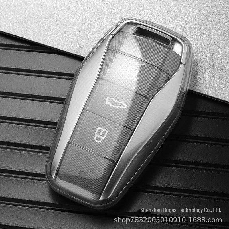 Чехол для ключа Volkswagen Sihao для женщин - прозрачный чехол для автомобильного ключа для моделей JAC, Volkswagen e10x, aipao, e50x, yao, x8, qx.