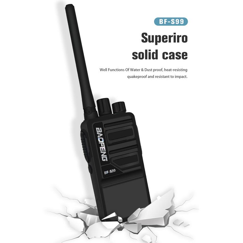 2 шт. Baofeng BF-S99 портативная рация мини-ручная двусторонняя радиостанция UHF 400-470 радиокоммуникатор обновление Bf888s переговорное устройство
