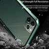 Металлический магнитный чехол для iPhone 16 17 Pro 15 14 Pro Max 13 12 Pro MAX 11 Pro SE 2020 Чехол-крышка с закаленным стеклом и магнитом