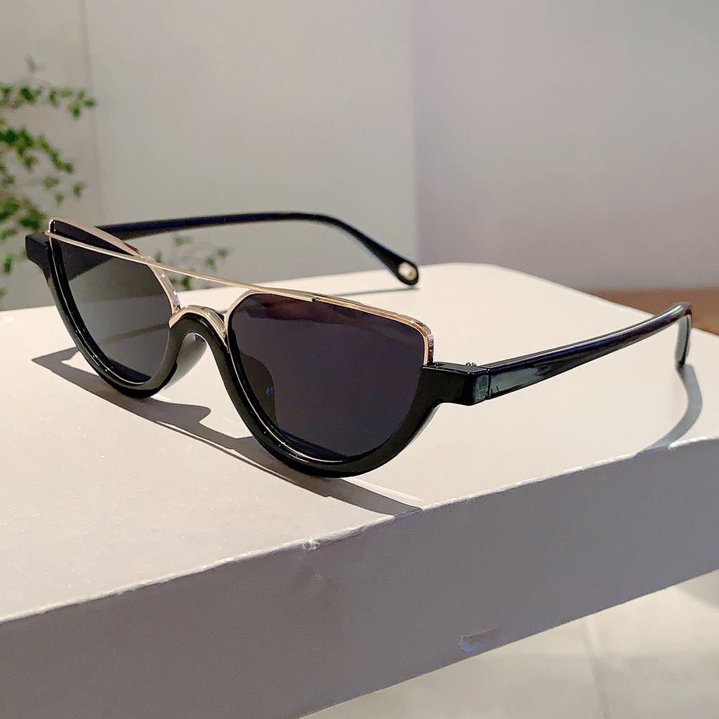 Popular Cat Eye Sunglasses Fashion Retro Korean Style Leopard Shades Women Trendy Brand Designer Stylish Sun Glasses