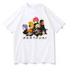 Japanese Anime Short Sleeve Cotton T-shirt for Men and Women Couple's Fashion Summer Clothes Leisure T Shirt ModaL Material