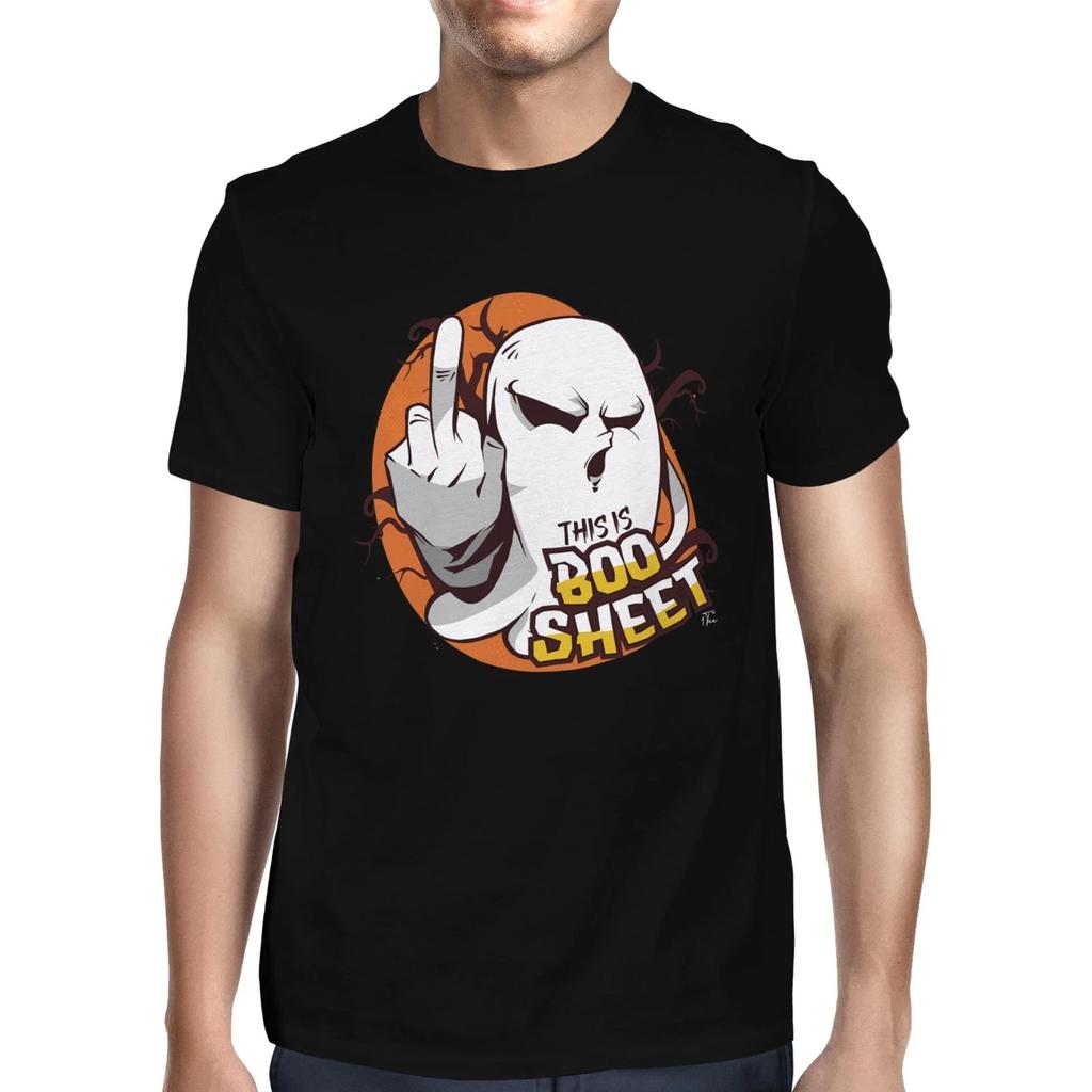 1Tee Mens This Is Boo Sheet Swearing Ghost T-Shirt