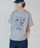 CAMEL WORK Doodle 77 Short Sleeve T-Shirt (Gray)