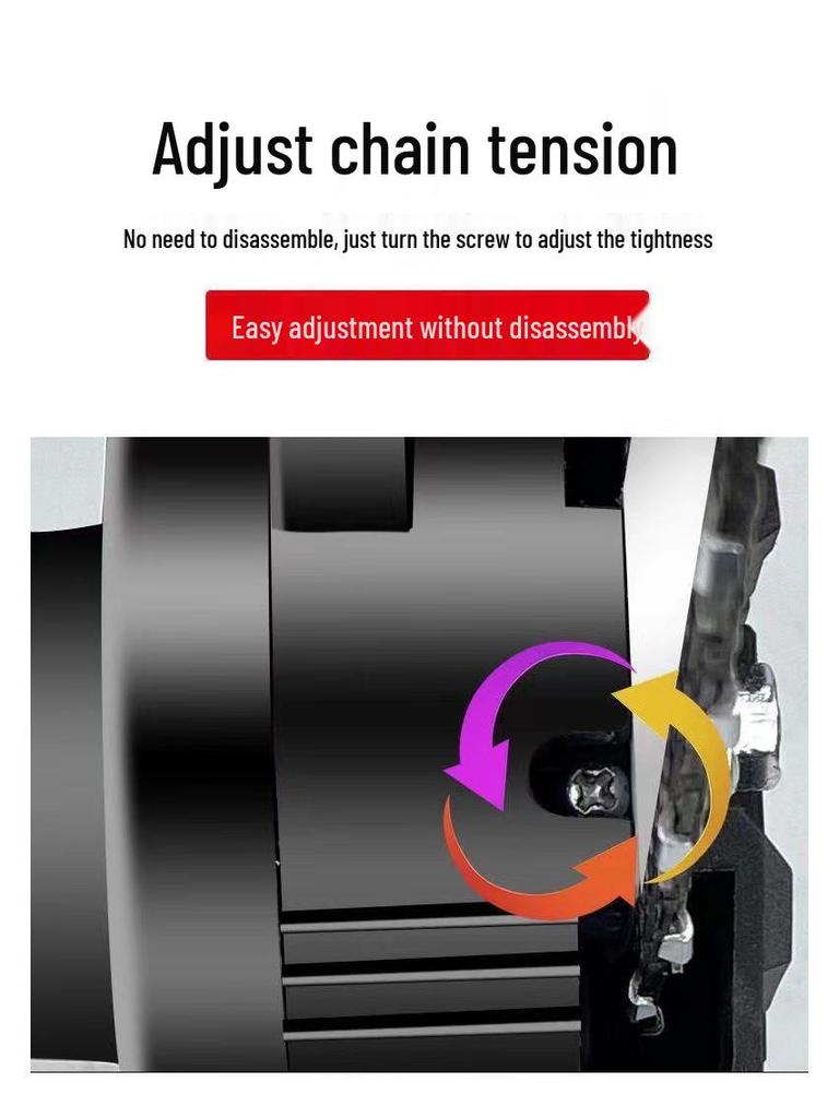 Portable Cordless Lithium Battery Chainsaw - Compact One-Handed Electric Pruning Saw for Household and Outdoor Use