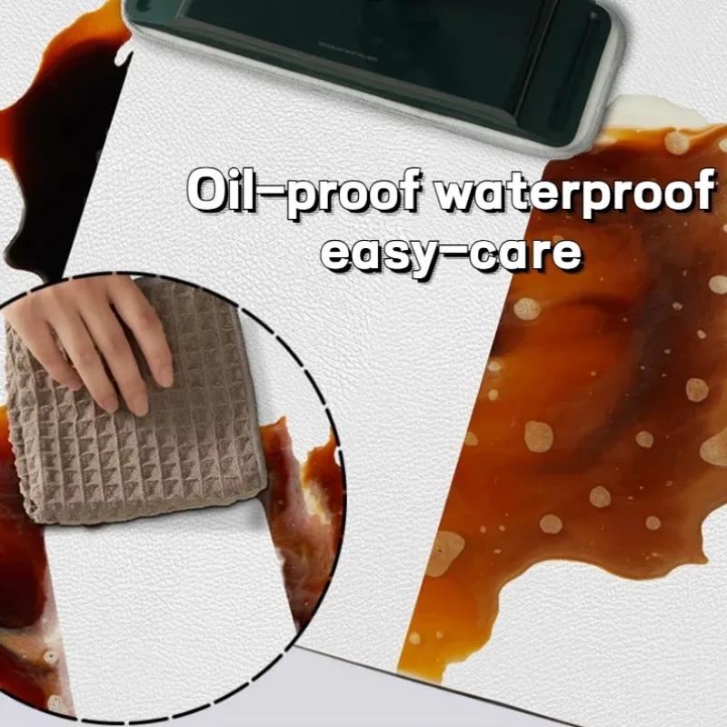Кухонный коврик из ПВХ-кожи, высококачественный, роскошный, для большой площади, практичный, грязеотталкивающий, водонепроницаемый, противоскользящий, коврик для балкона, Alfombra