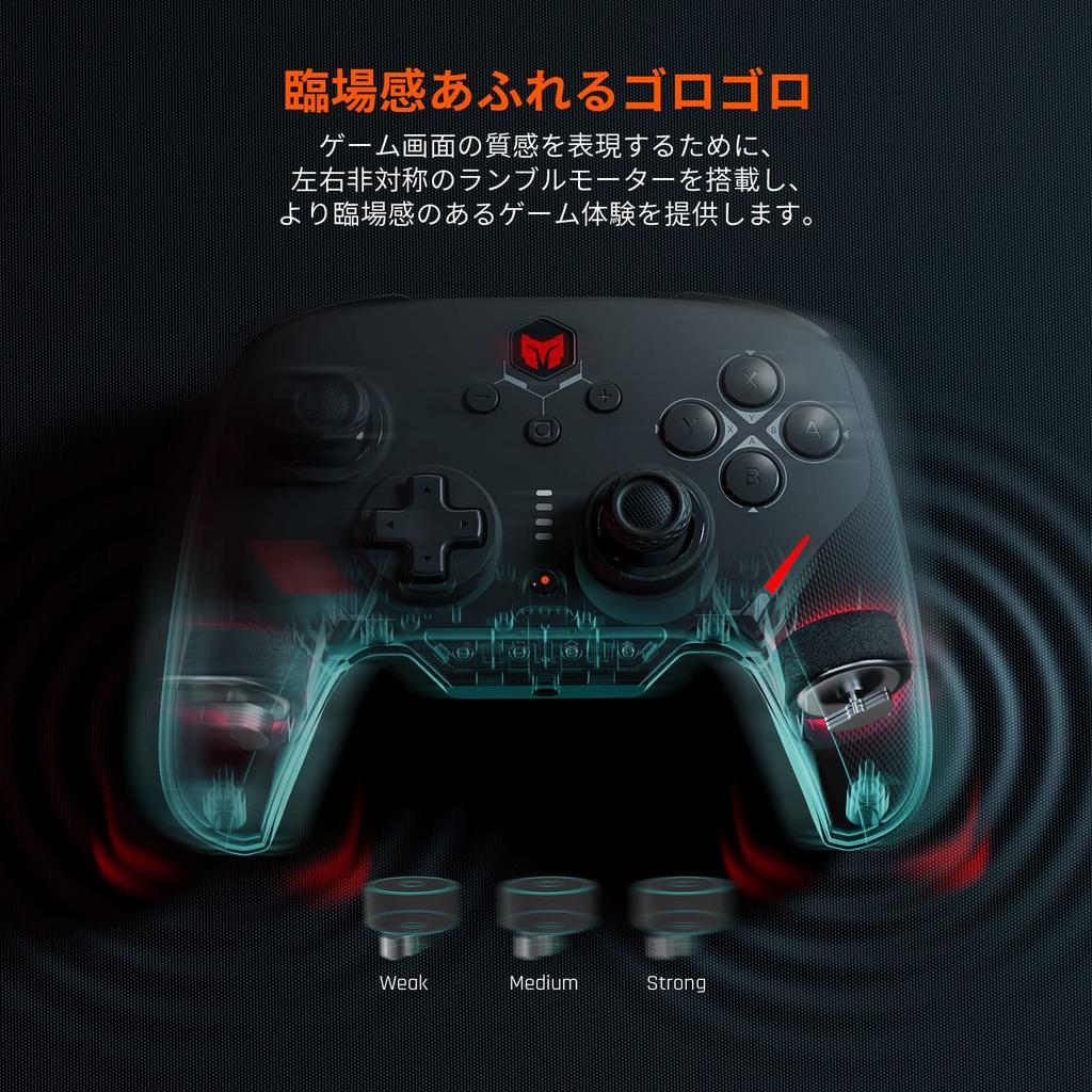 BIGBIG WON PC Wireless Controller with Back Button Developed In Switch Controller Bluetooth Connection Macro Function Equipped with Gyro Sensor TURBO