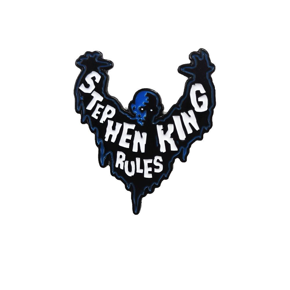 Стивен Кинг Брошь Новинка Ужасы: Уникальное значковое украшение и аксессуар для сумки в подарок