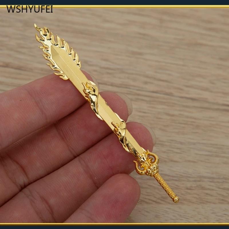 1 шт. цинковый сплав Пламенный меч буддийские храмовые принадлежности храмовое жертвоприношение поклонение Будде фэн-шуй аксессуары домашний декор рабочего стола