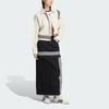 Adidas Оригинальная женская джинсовая куртка Street Roaming Series «два в одном», съемная, свободного кроя, с воротником и длинными рукавами, бежевого цвета, цвет натуральный-деним JD5617