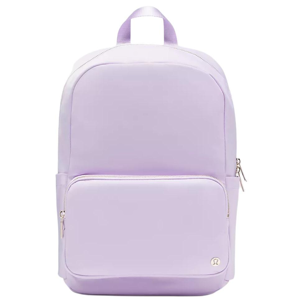 Lululemon Everywhere Nylon Backpack Women's Lavender & Gold LU9CGLS-070359