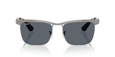 Солнцезащитные очки 0RB3875 WAYFARER DELUXE ПЕСКОСТРУЙНЫЙ GUNMETAL НА GUNMETAL BLUE Поляризационные [Ray-Ban] 029/R553