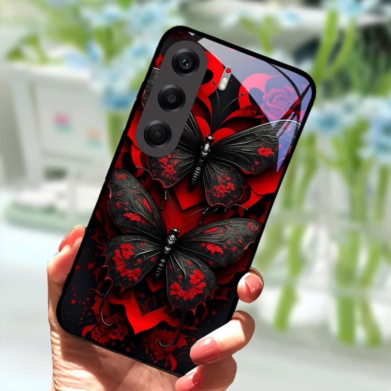 Чехол для телефона Tecno Camon40 40Pro 4G, модный, из закаленного стекла, противоударный, для Tecno Camon 40 Pro, чехол CM6 Funda