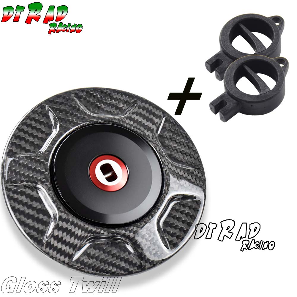 For TWM Quick Action Carbon Fiber Fuel Filler Cover For DUCATI MULTISTRADA V2/S V4/S V4 PIKES PEAK Key Lockable Petrol Tank Cap