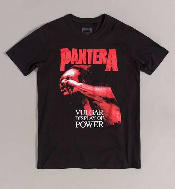 Pantera Vulgar Display Of Power Black T-Shirt