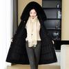 One-piece, Three-wear Jacket for Women with Inner Liner, Mid-length, Over-the-knee Detachable Cotton Jacket, Thickened Cotton Jacket