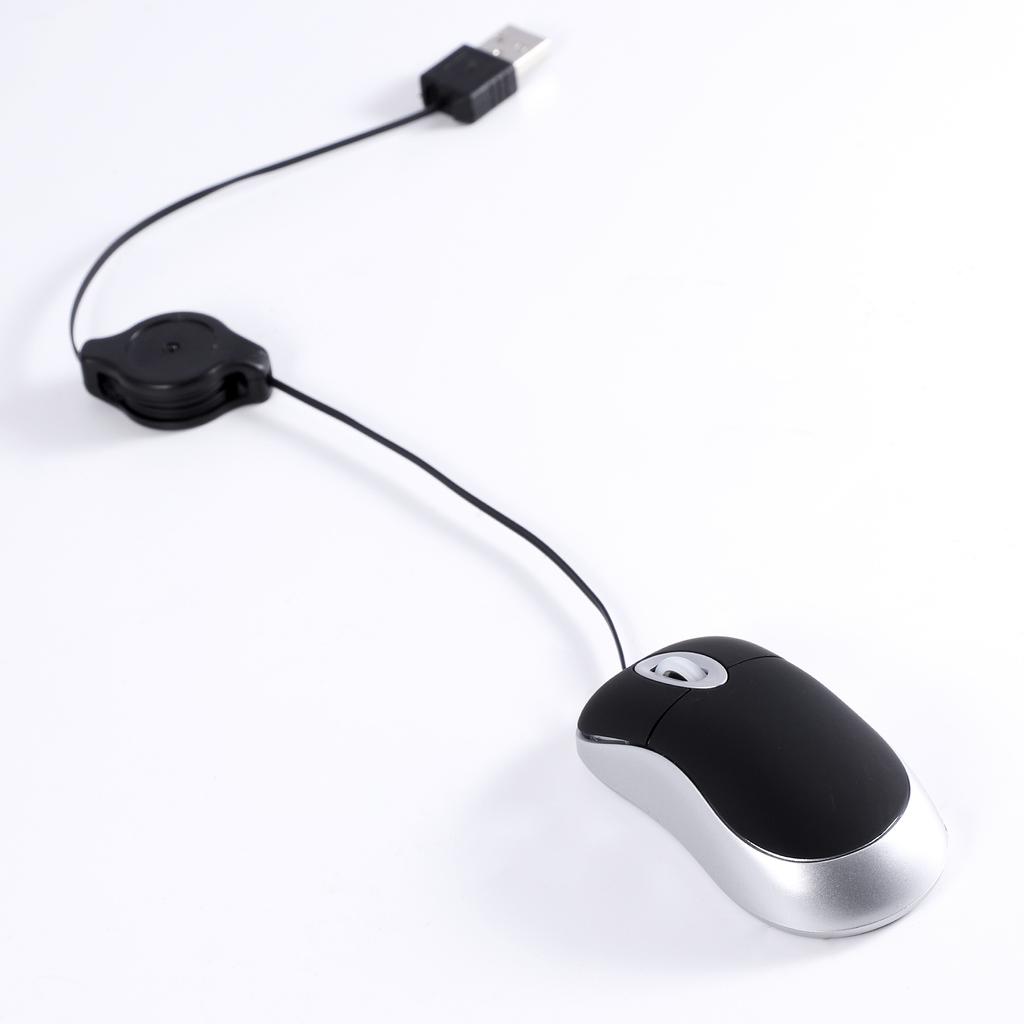 2.4G Компьютерная Ультралегкая Мышь Мини Проводная 1000 DPI Универсальная Милая Выдвижная Регулируемая Игровая Мышь для Офиса Детей