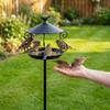 Large Capacity Standing Bird Feeder Weatherproof Hummingbird Feeder Wild Feeding Station  Patio
