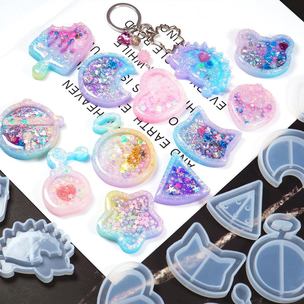 1 шт., шейкер для клубники, силиконовые формы, форма для ювелирных изделий, УФ-форма для эпоксидной смолы, брелок, кулон, ремесло, сделай сам, форма для изготовления ювелирных изделий, инструмент