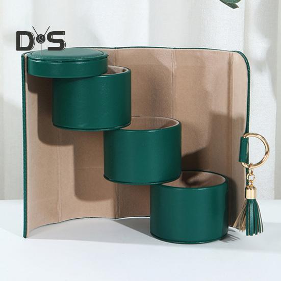 Портативная сумка для хранения ювелирных изделий, большая вместимость, многофункциональный многослойный органайзер для хранения ожерелий, колец, сережек, футляр для ювелирных изделий