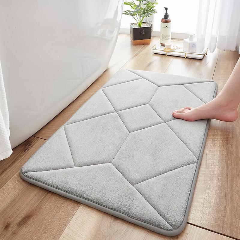 Anti-Slip Memory Foam Absorbent Bathroom Floor Mat