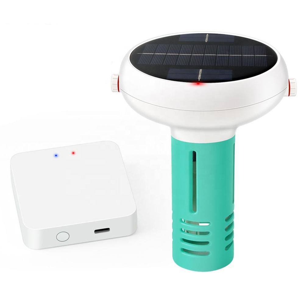 7 In 1 Intelligent Chlorin Meter with Gateway Pool Salt Tester Work with APP Salinity Meter PH Tester for Aquarium Swimming Pool