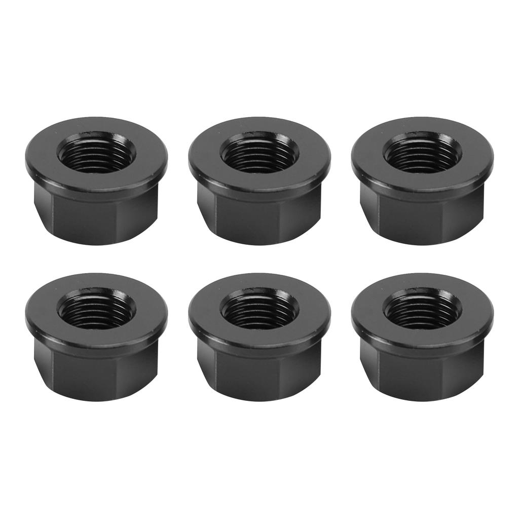 6x Rear Sprocket Nuts M10 X 1 Black For Ducati 1098 1098S 1098R 1198 S 2007-2011
