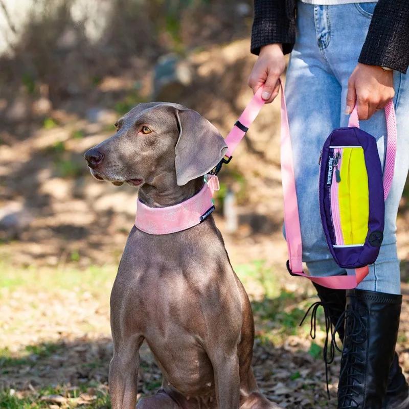 Pet Collar Adjustable Comfortable Durable Nylon Necklace Leash Big Dog High Quality Collars Choker Chain Security Dog Supplies Accessories Products