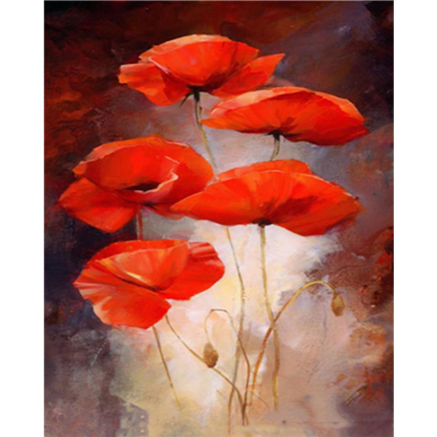 Full 5D Diy Diamond Painting Beautiful Flower Diamond Embroidery Full Lay Anime Cross Stitch Kits Home Decor Handmade Gift