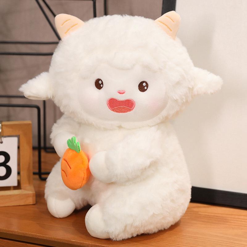 Новая Милая Маленькая Овечка Шарнирная Кукла Овечка Плюшевая Игрушка Кукла Ягненок Кукла-Подушка Подарок на День Рождения