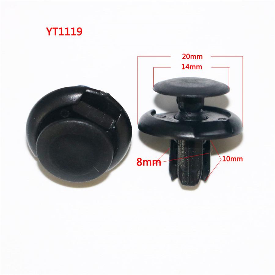 200 шт смешанные автомобильные зажимы для бампера, фиксатор, заклепка, дверная панель, крепеж для облицовки крыла