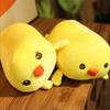 Plush Yellow Chicken Toy Throw Pillow Soft Cushion Stuffed Animal Doll Cartoon