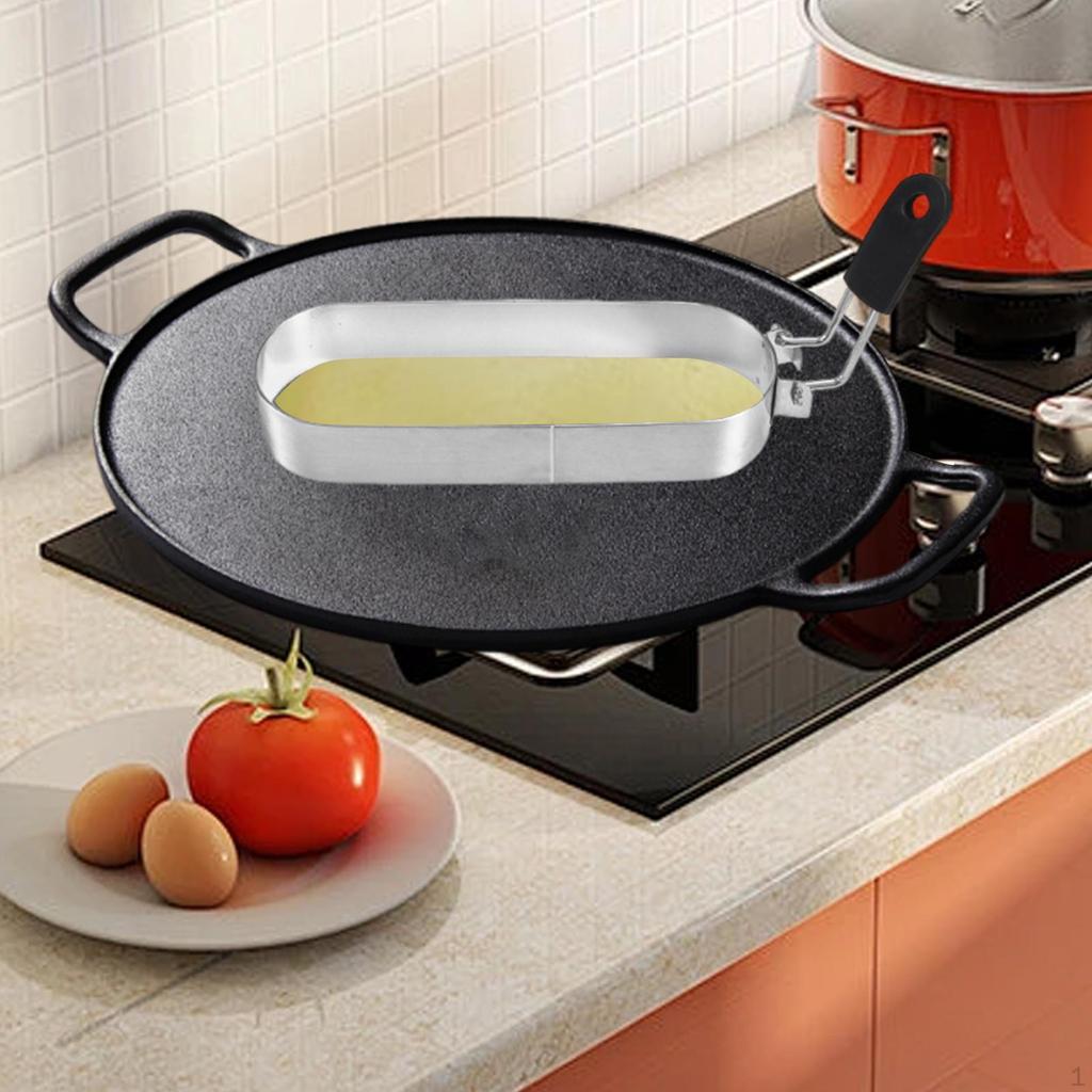 Яйцо для сковороды Кухонный гаджет Нержавеющая сталь Формирование оладьев Кемпинг Отель