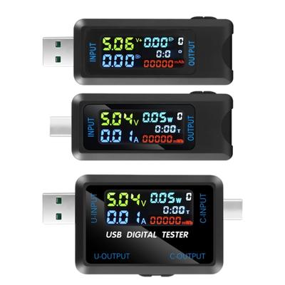 USB/USB C Цифровой измеритель мощности Тестер Мультиметр Текущий тест для телефона