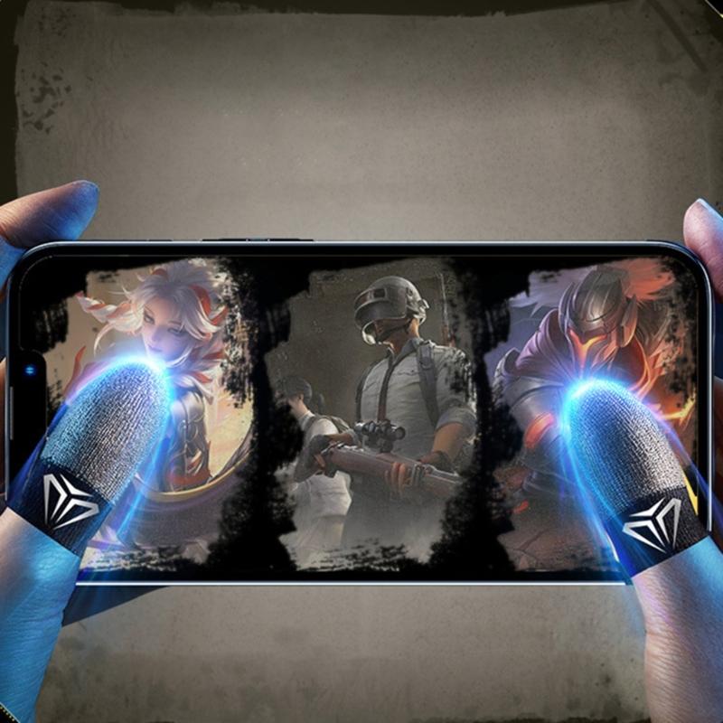 Сleeve для пальцев, влагоотводящий, дышащий, чехол для пальцев, 1/2 пары, для мобильных игр, для сенсорного экрана, перчатки для пальцев с боксом для хранения