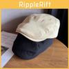Retro Wide Brim Cotton Cap For Autumn Winter Seasonal Sun Protection Unisex