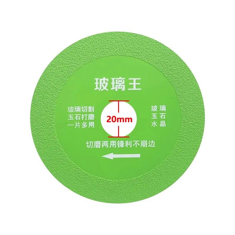 Алмазный ультратонкий зеленый лезвие для пайки лезвие для резки керамики нефрита стеклянной плитки винных бутылок шлифовальное лезвие для резки инструмент