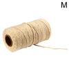 1 Roll Sewing Threads Cotton Rope 100Mx2mm Colored String Braided Woven Crafts Macrame Cord